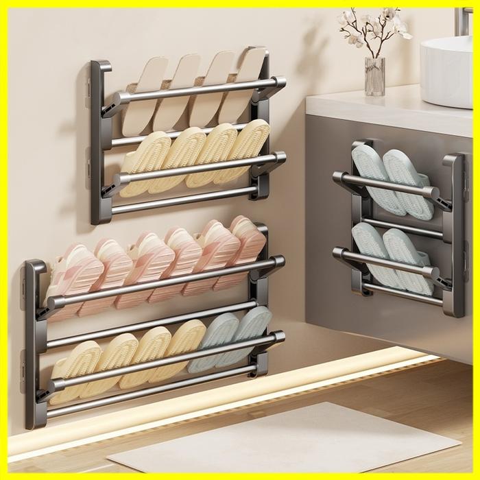 Promo Rak Sepatu Gantung Susun Shoe Rack Holder Tempat Sandal Panci Dapur Dinding Belakang Pintu Minimalis - 70cm di One Nice Toys | Tokopedia