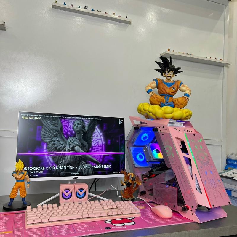 Bộ máy tính Pc gaming full hồng H110 | I5 6500 | Ram DDR4 8G | VGA GTX 750 | LCD 22 inch 75hz chơi game