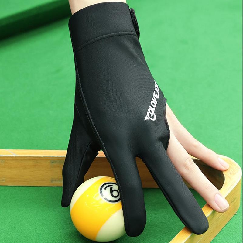 Product Introduction of Professional Pressure Billiards Gloves NonSlip Snooker Gloves with Three Fingers for Optimal G2A0 30