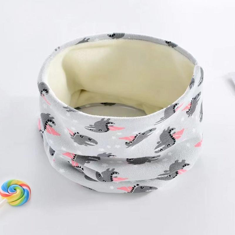 Product Introduction of 0-16 Years Old Winter Plush Kids Winter Scarf Thickened Fleece-lined Children Neck Warmer Warm Windproof Neckerchief for Baby Boys Girls 18