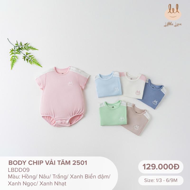  body chip vải tăm cho bé TỪ 1M DẾN 9M  LiL Little Love LBDD09 