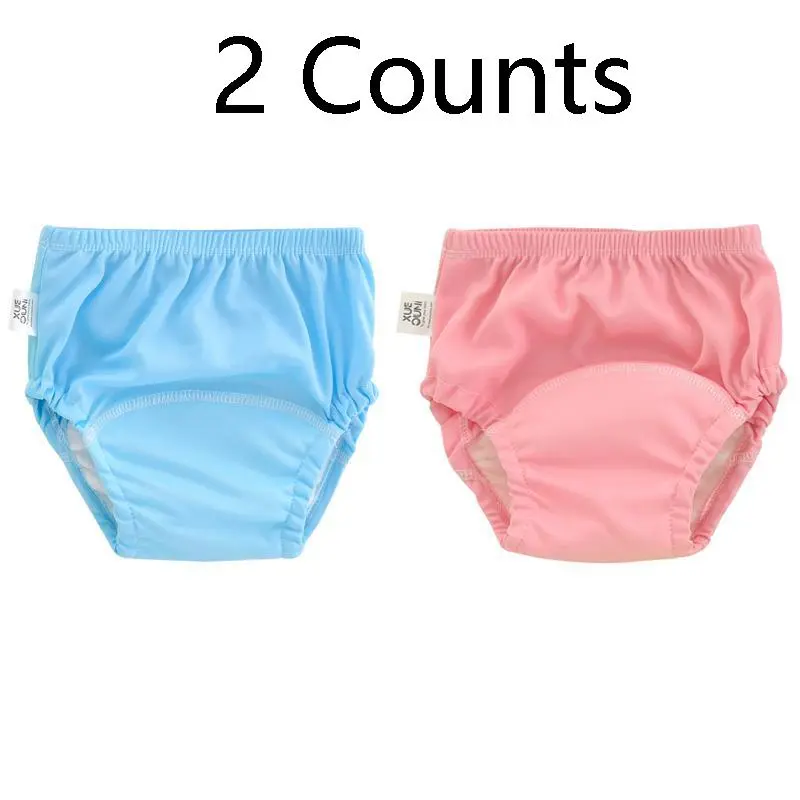 Baby Training Pants, 2 Counts Breathable Washable Learning Pants, Reusable Baby Cloth Diapers, Baby Care & Health Supplies