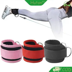 Ankle Weights Strap Gym Wrist Ankle Weight Pergelangan Kaki Dengan D-Ring Strap Strap Kaki Ankle Support Gym & Fitness