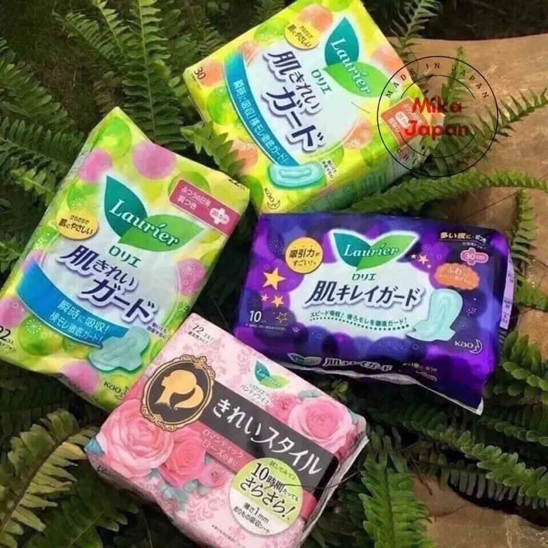 Băng vệ sinh Laurier nội địa Nhật Bản( không cánh, có cánh, hàng ngày) 8