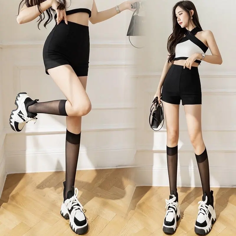 Quần short dance idol kpop nữ lưng cao TA-106 Pants Women Đen 4