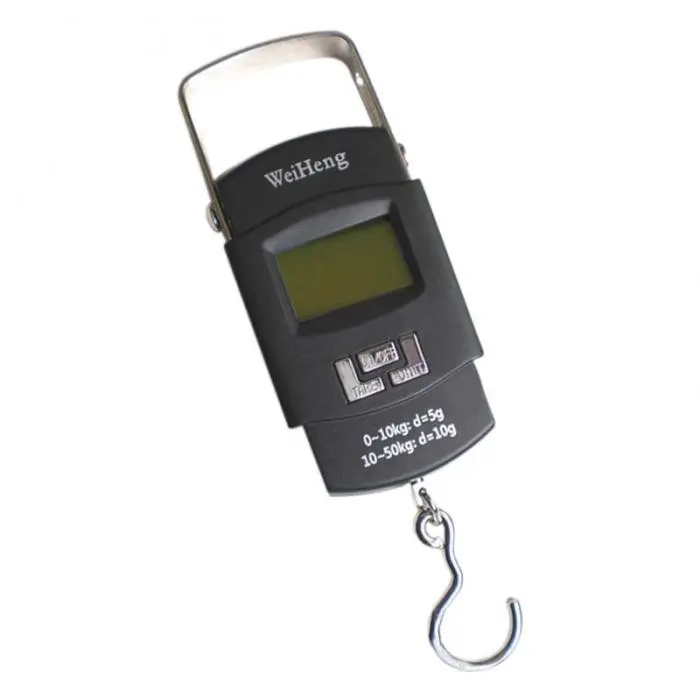 WeiHeng Timbangan Koper Tas Gantung Digital Scale 50kg 0.01kg - WH-A08 - Black 1