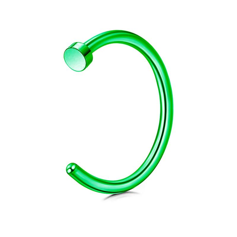 Product Introduction of Stainless Steel Personality No-Punch Lip Ring C-Shaped Non-Piercing Fake Lip Stud Unisex Nose Ring Ear Clip Lip Clip Piercing Jewelry 6