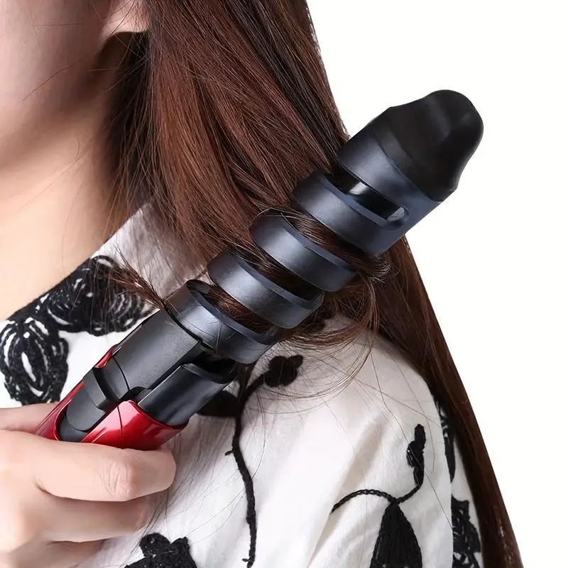 New Hair Styling Tool, Fully Automatic Curling Iron Ceramic Electric Curling Iron, Large Wave Hair with Negative Ion Straightener spiral  curling  iron molly  mae  hair  waver catokan  remington