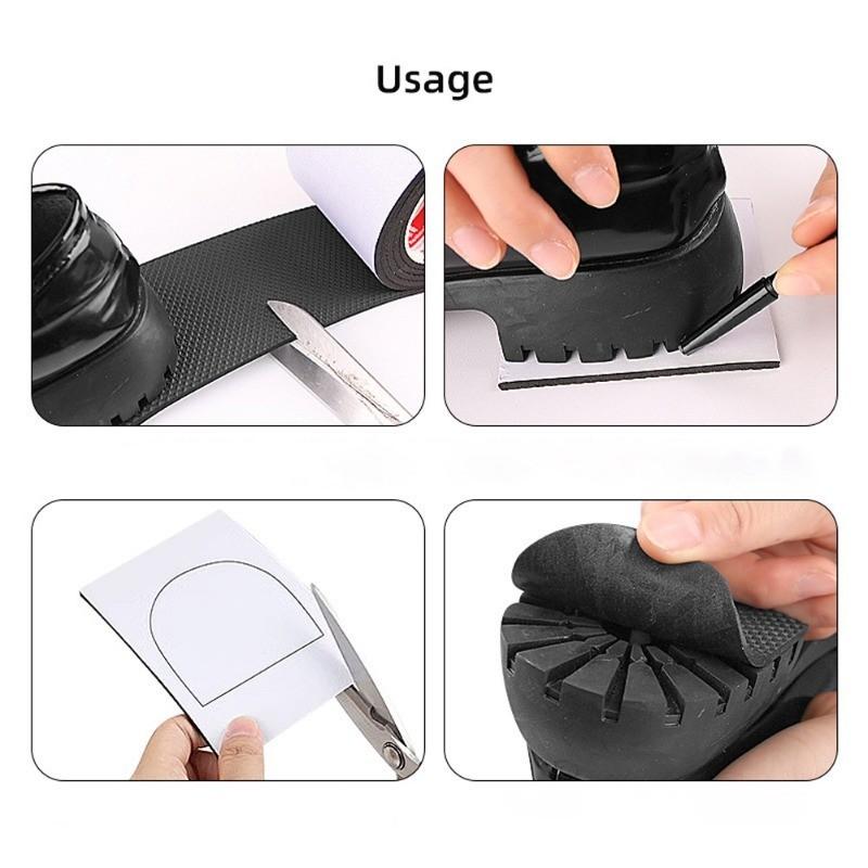 Product Introduction of 1 PC Shoe Sole Anti-friction Stickers Cuttable Thickened Silent Patch Soft Durable Wear-resistant High Heels Protection Stickers 6