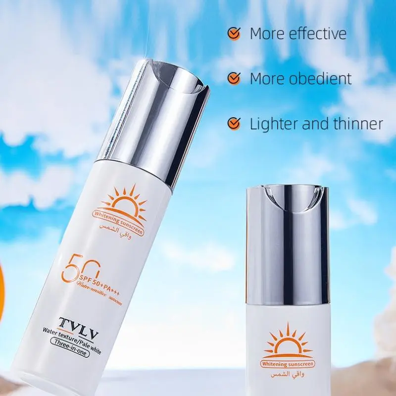 Brightening Sun Cream, Nourishing Highly Protective UV Sunscreen, Summer UV Protecting Sun Care Product for Women & Men, Facial 3