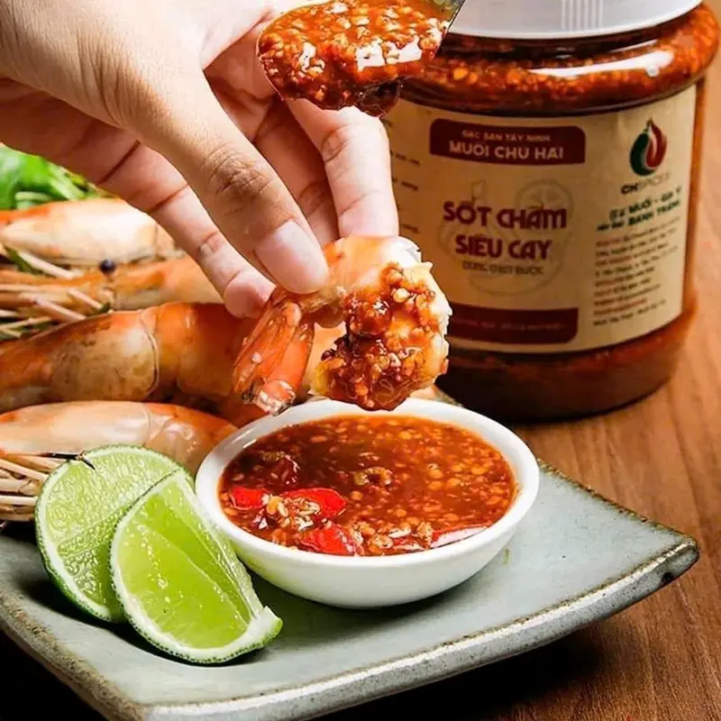[COMBO 2 HŨ] MUỐI CHÚ HẢI 500G - SỐT CHẤM GIA VỊ chuhai sốt chú hải 2