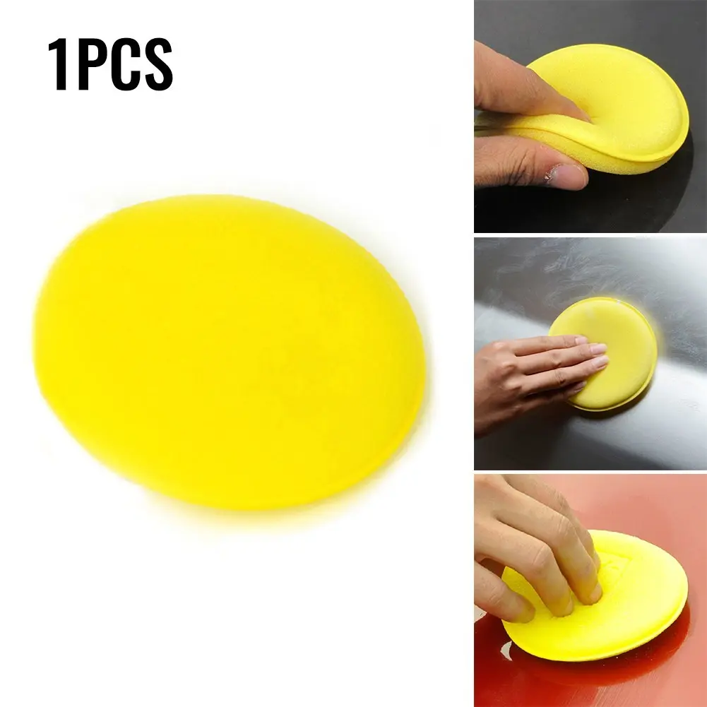 <OIBJ Hot Sale>1 PCs Sponges Detailing Polish Car Applicator Wax Waxing Foam Cleaning Wash