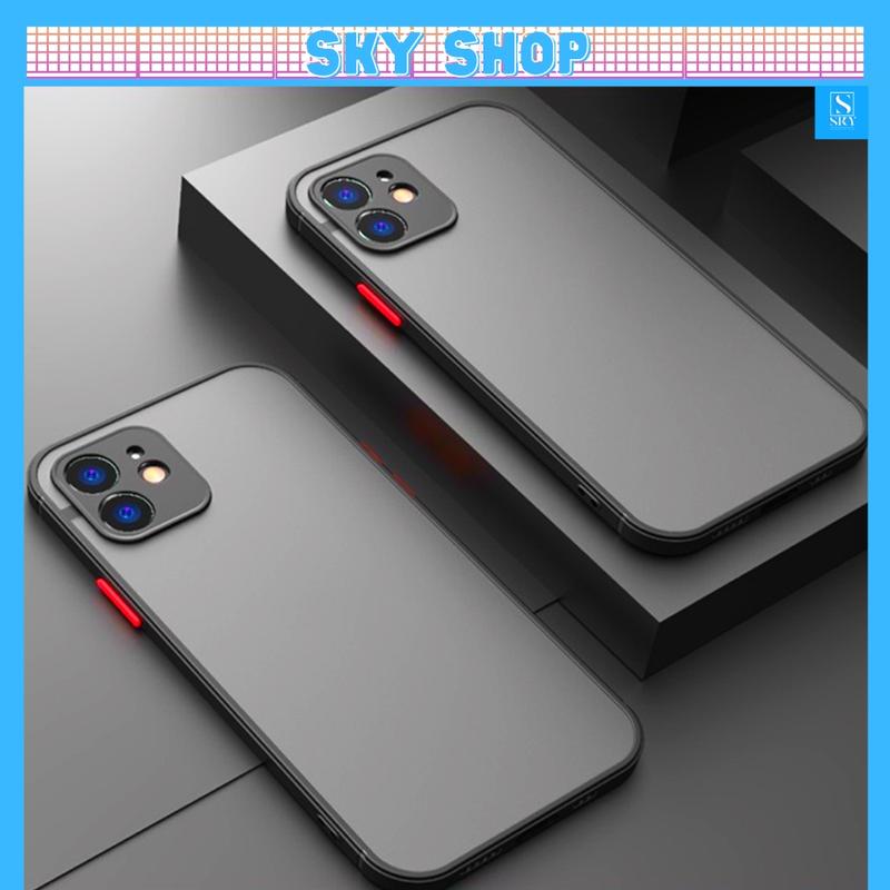  Ốp lưng iphone 15 ProMax 15 Plus 13 pro max 11 pro max 12 pro max 14 pro max xs max xr x 7 plus 8 plus 16 Pro Max Bề mặt nhám màu đen chất liệu TPU 