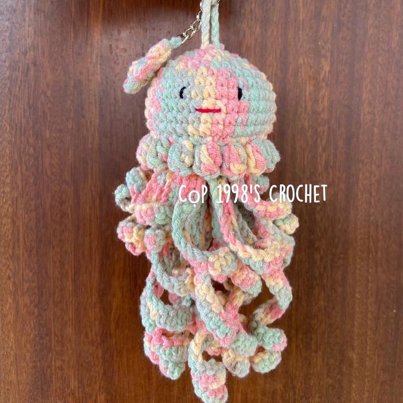 Móc khoá Sứa handmade 1