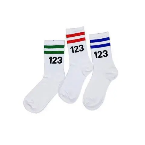 Tất gân cổ cao 123 Women - Chất liệu mềm co giãn tốt