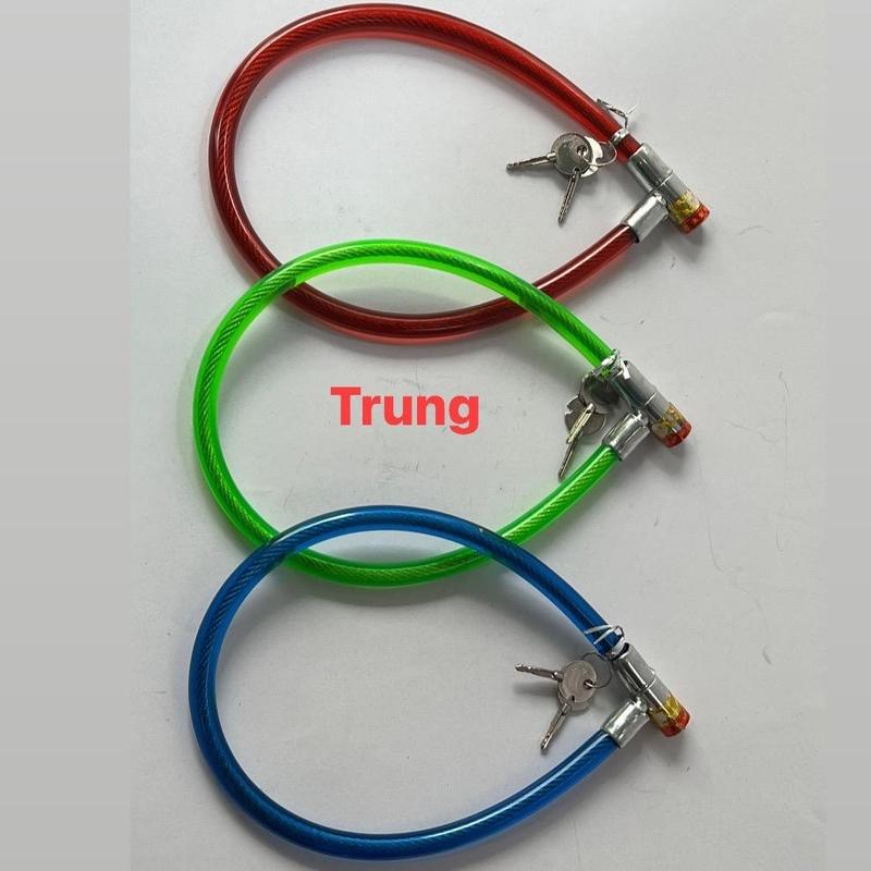 Khoá dây cáp xe máy, xe đạp chống trộm đủ phân loại kích cỡ 3
