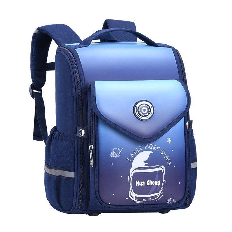 Product Introduction of ￼Balo đi học cho bé trai- tiểu học từ lớp 1 đến 5 có phản quang, balo chống gù form hộp. 2