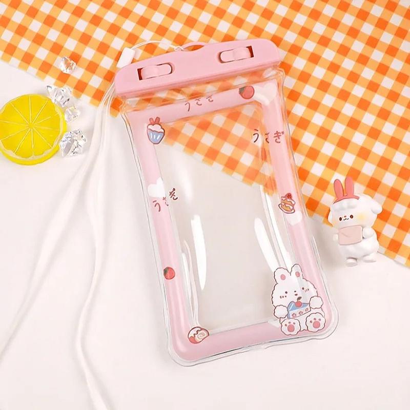 Product Introduction of Sarung Telefon Kalis Air Arnab Kartun, Tahan Lama, 1 Keping, Boleh Digantung dengan Tali dan Lanyard, Beg Udara Universal, Kalis Kejutan, Penutup Telefon, Beg Telefon 17