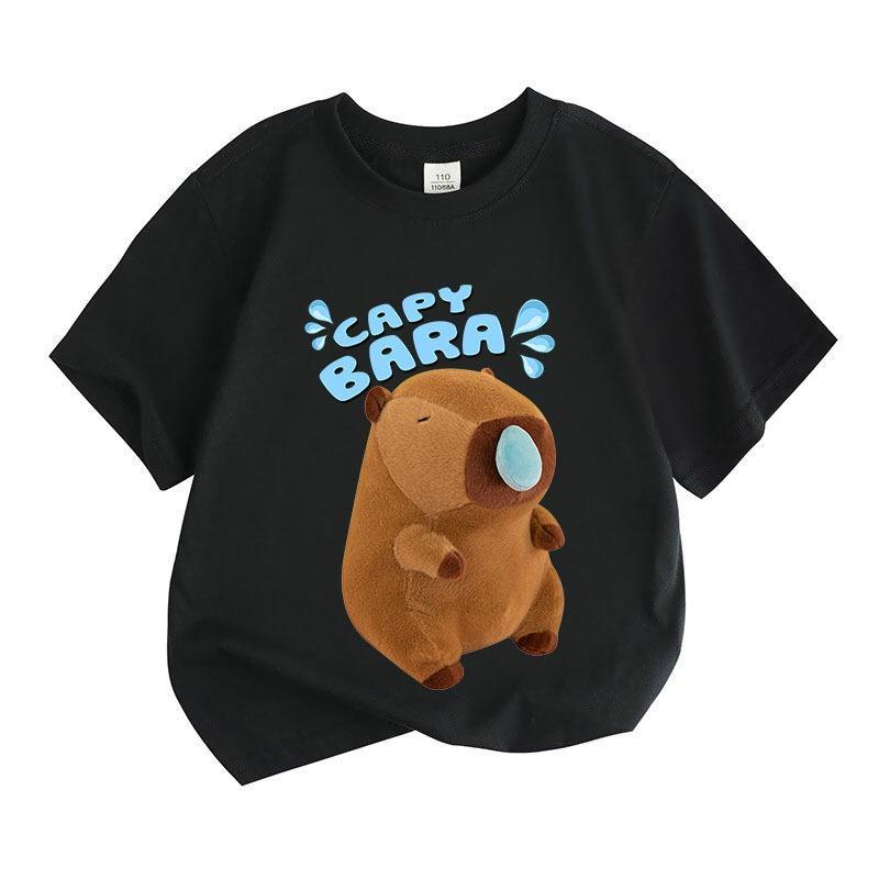 Áo Thun Cotton Trẻ Em CAPYBARA 4, Áo Thun Big Size từ 7-60kg, 4 Màu áo, Cotton 4 Chiều Chính Phẩm240GMS Sản phẩm 1