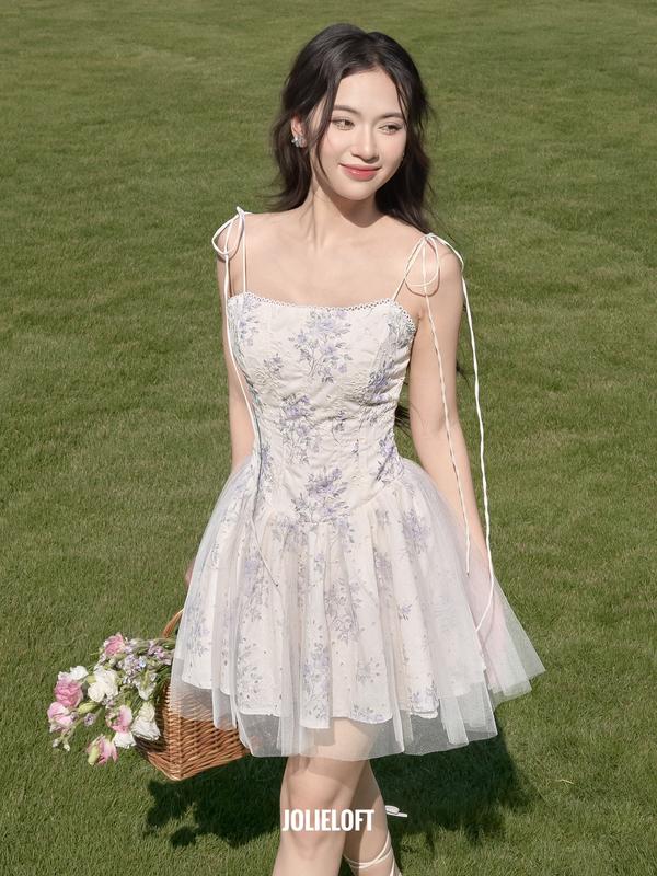 Váy nữ dự tiệc du lịch thiết kế Olive Dress JOLIE LOFT, đầm dáng dài thanh lịch đi chơi đi tiệc mùa hè