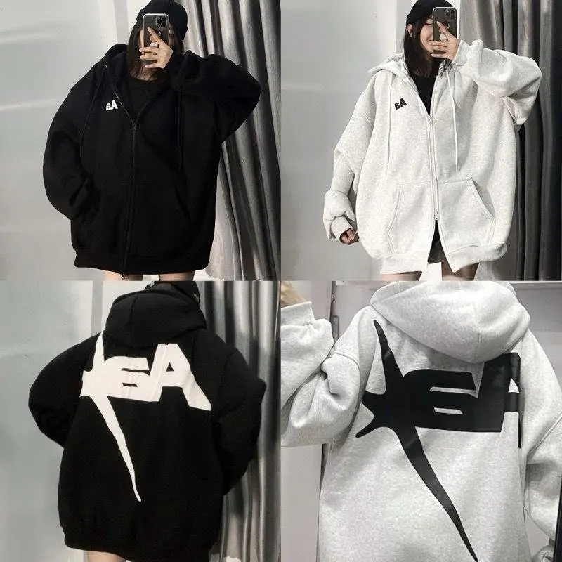 ÁO KHOÁC HOODIE NAM NỮ FROM CHUẨN , IN CHỬ A Women Top