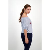 Gambar Blouse Loose Fit Cardinal Girl G0020D02H - L, Biru dari Cardinal Official Kab. Bandung 4 Tokopedia