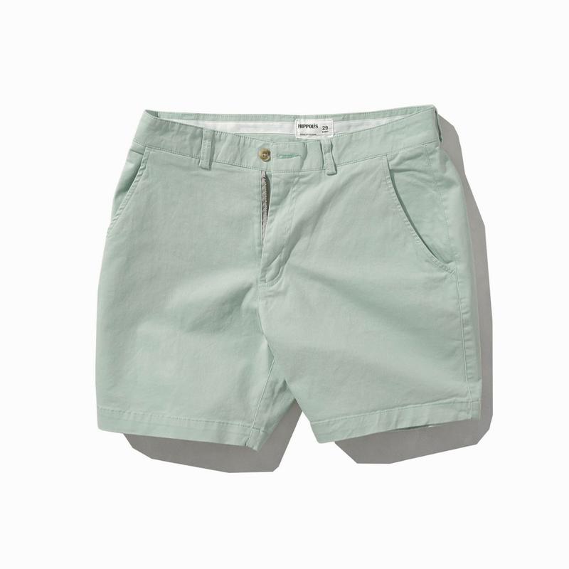 (Hoả tốc) Quần Short Kaki Nam Ngắn Hippolis Màu Xanh ngọċ Form Dáng Chuẩn, Chất Mềm Mịn, Thoải Mái
