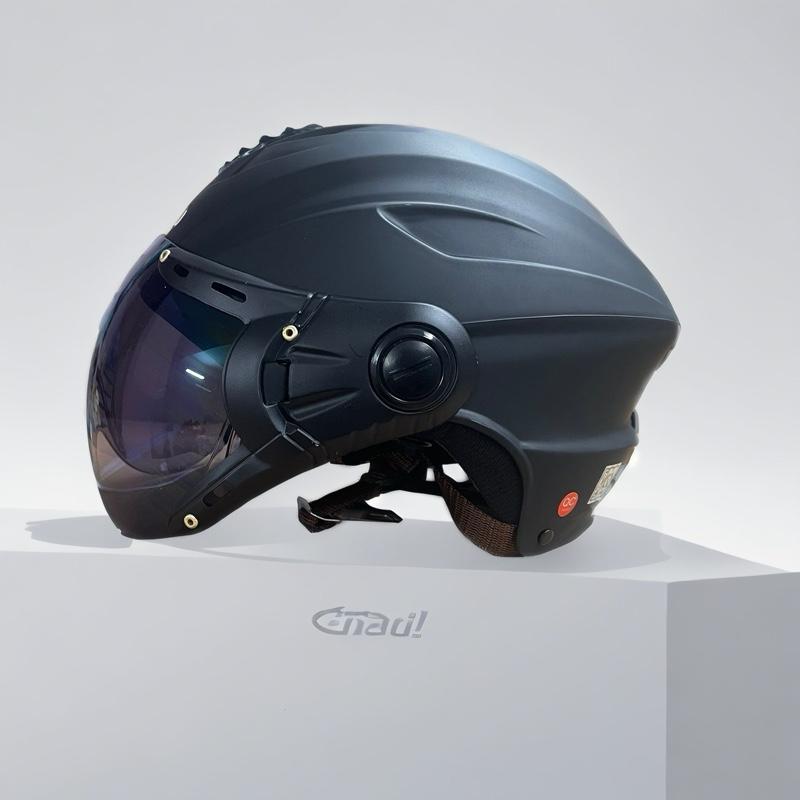 Nón bảo hiểm nam SundyA68K kính xanh đen fom to dành cho nam giới