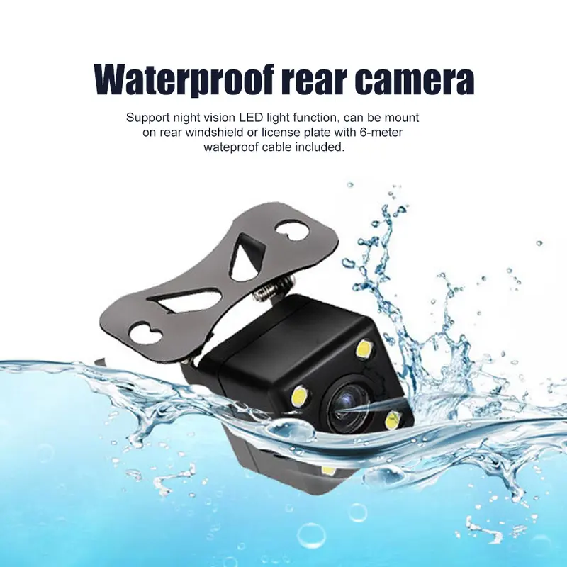 Acroder Dashcam Mobil 1080p 4-inch Ips 3 Kamera Perekaman Loop 24 jam Deteksi Gerakan 5