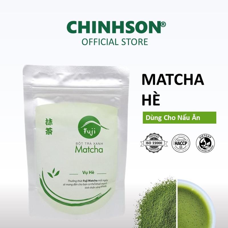 HÈ - Bột Trà Xanh Fuji Matcha Nguyên Chất Pha Chế Đồ Uống, Làm Bánh, Đắp Mặt Nạ - Đường Chua