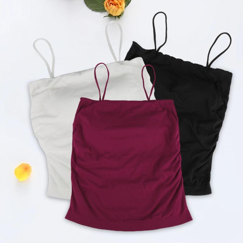 Product Introduction of No Steel Ring Tube Top, Bottoming, Short Vest, Small Sling, Women's Summer 2025 New Korean Version Of The Pleated Top 23