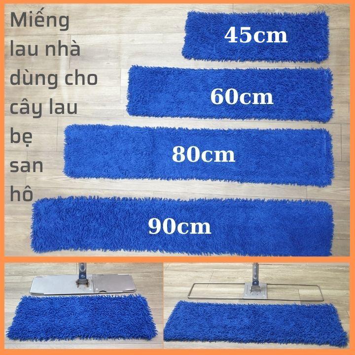 Bông-Nùi Lau Sàn nhà bẹ san hô miếng lau nhà chữ nhật Làm Sạch thay thế Cây Lau Nhà công nghiệp 45-60-80-90cm