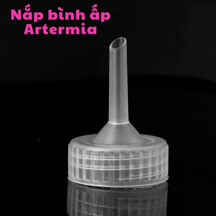 Nắp bình ấp Artemia - vừa với những chai nước thông thường, dùng ấp artermia hoặc xịt thức ăn cho cá cảnh 1