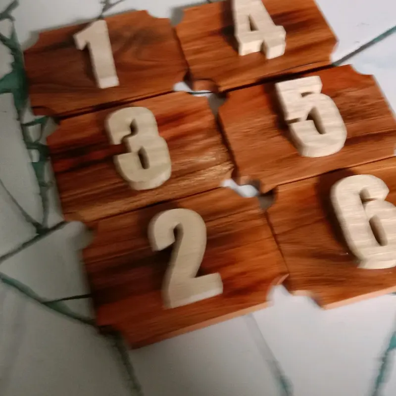 Nomor Kamar Kos Dipasang di Pintu atau Dinding Kayu Solid Plus Tape Foam Kokoh 1