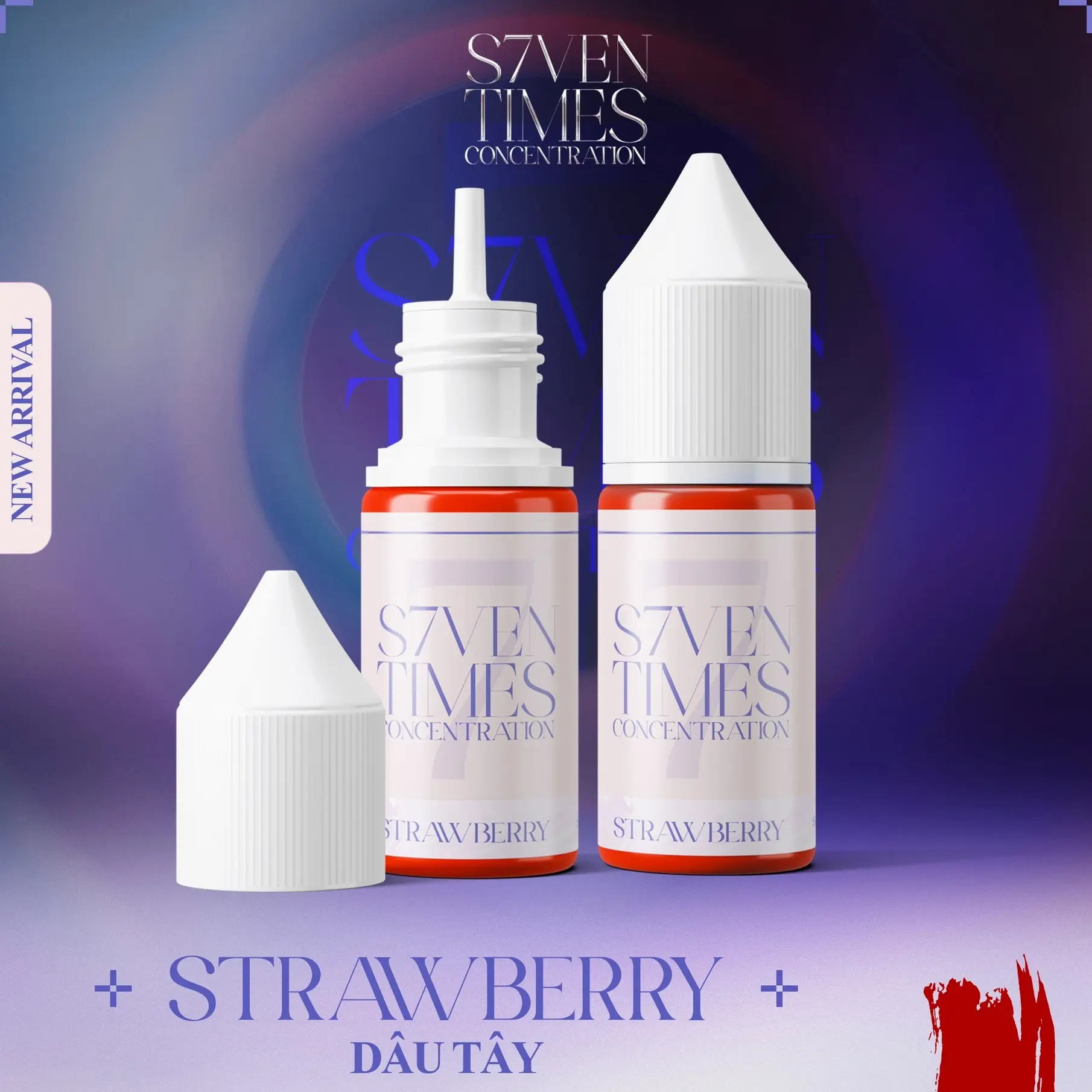 Đỏ Dâu (Strawberry Ink) Mực phù hợp với các loại bút Pen, Thần thánh, Giantsun, ...