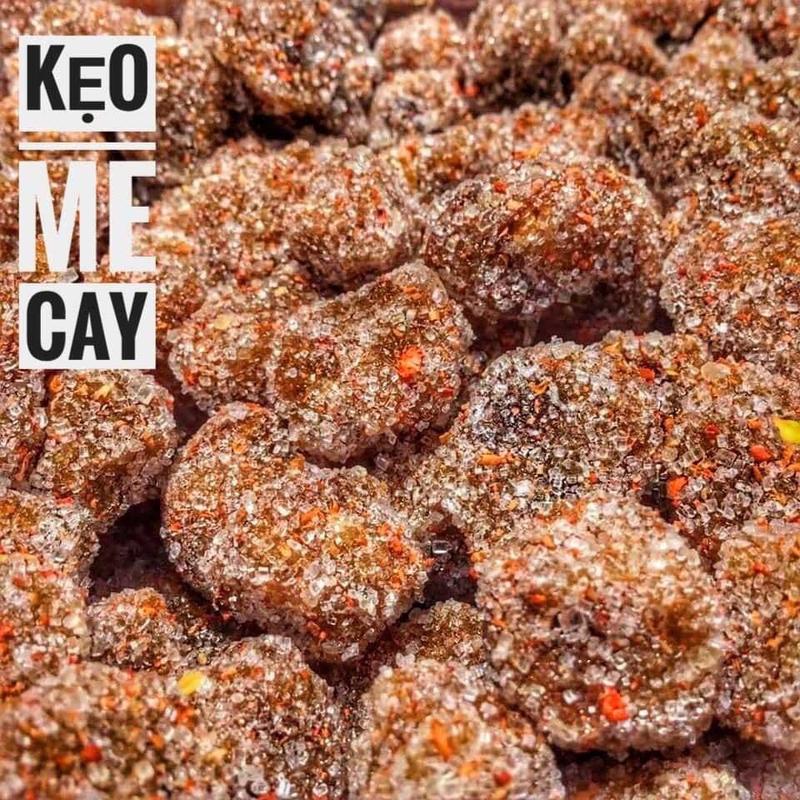 Hộp 400g Ô Mai Me Xí Muội Chua Cay Me Xí Muội Chua Cay đặc sản Đà Lạt đồ ăn vặt