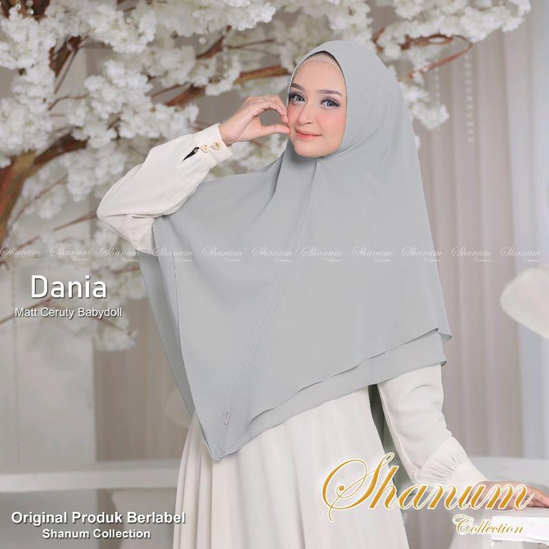 Khimar DANIA Kerudung syari jumbo ceruty babydoll premium 4