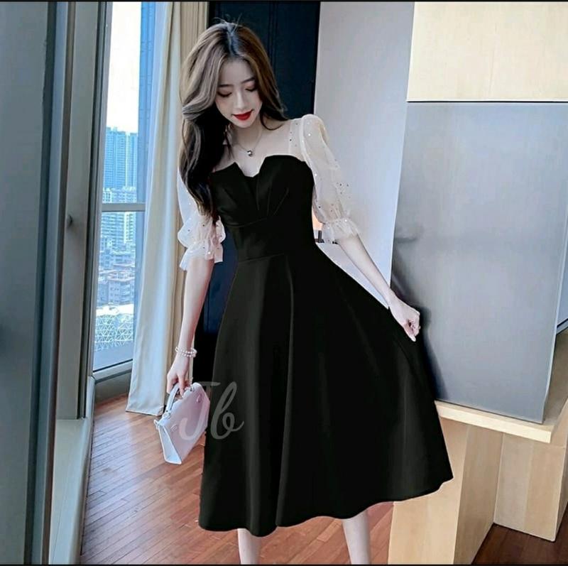 WearDiary Sizee M L XL Dressss Casual Kimnaraaaa / Gaun Kasual Pesta / Kekinian (Premium Quality) Jepang Kombinasi 7