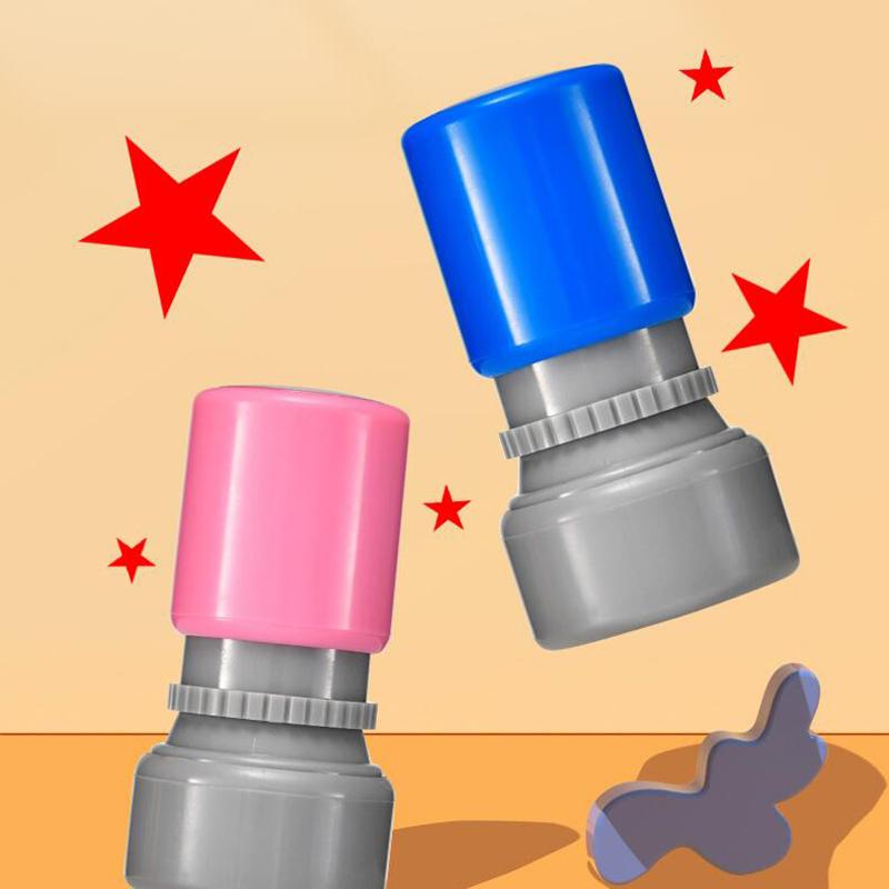 Product Introduction of [zfe]School Teachers Family Use Red Five-pointed Star Stamp Encourage Children Teaching Award Stamp Automatic Ink 13