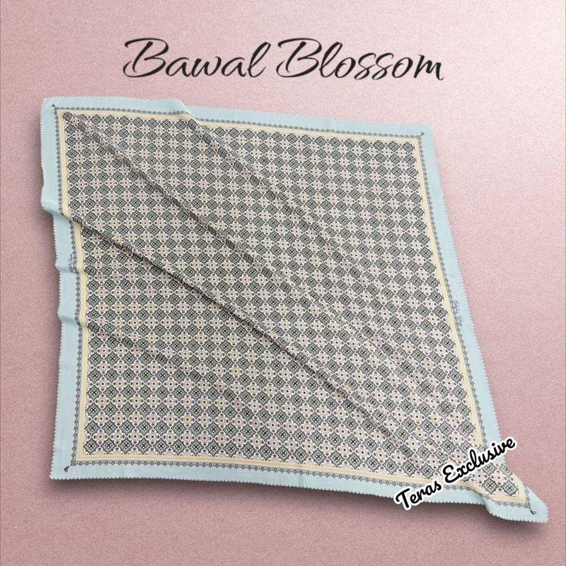 Product Introduction of NEW DESIGN BAWAL PRINTED COTTON VOILE B45 by TERAS EXCLUSIVE Square Hijab Tudung 25