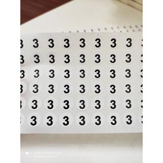 Product Introduction of [RẺ VÔ ĐỊCH] 330 tem là 8k - Tem size nhãn số dán - Decal Số size từ 1 đến 50 dán  giày dép quần áo 7