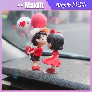 Boneka Couple Imut Lucu / Miniatur Boneka Anak Laki-Laki / Perempuan Untuk Dekorasi Interior Mobil