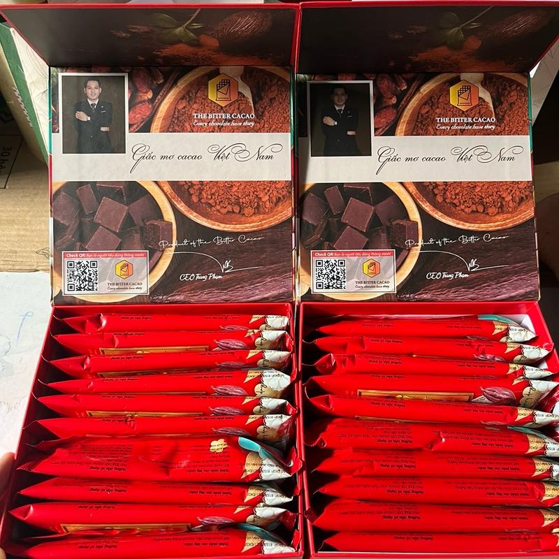 1 Hộp cacao màu đỏ thơm ngon 20 gói 30gam 1 gói