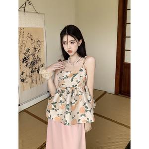 เสื้อชั้นในและกระโปรงผู้หญิง เซ็ตใหม่ สไตล์หวานและสง่างาม เซ็ตสองชิ้น