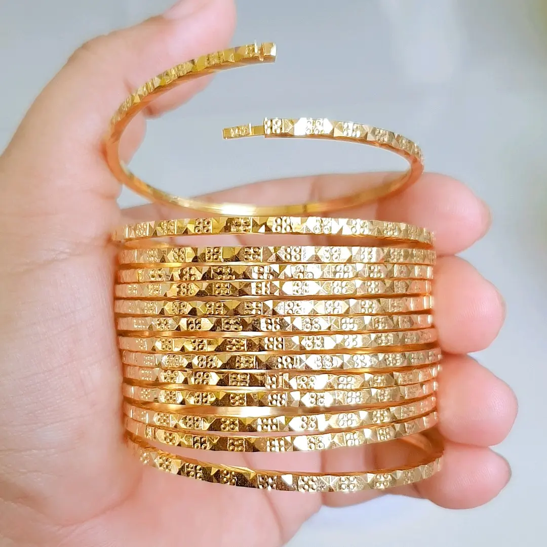 Vòng Ximen bánh ú bảng 1.5 , hợp kim mạ vàng khóa lưỡi gà