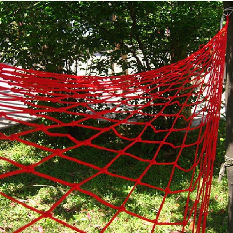 Product Introduction of Single Hammock Nylon Rope Hammock Outdoor Color Mesh Hammock Portable Camping Leisure Mesh Hammock For Camping And Outdoor Single Nylon Rope Cradle Mobile Paper Towel Cradle 14