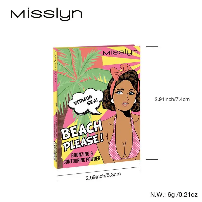 Long-wearing Bronzer Powder, Shadowing Powder, Makeup Accessories, Smooth and Fine Cosmetics 1