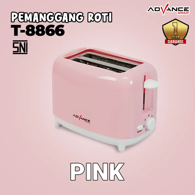 Ready Stock!!!{cod}ADVANCE T-8866  Mesin Sandwich Toaster Pemanggang Roti Advance T-8866 5
