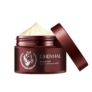 CINDYNAL horse oil Hand pelembap kaki, Krim Tangan hidrasi perawatan kaki tangan antibeku Anti retak pengeringan Perawatan Kulit Wajah