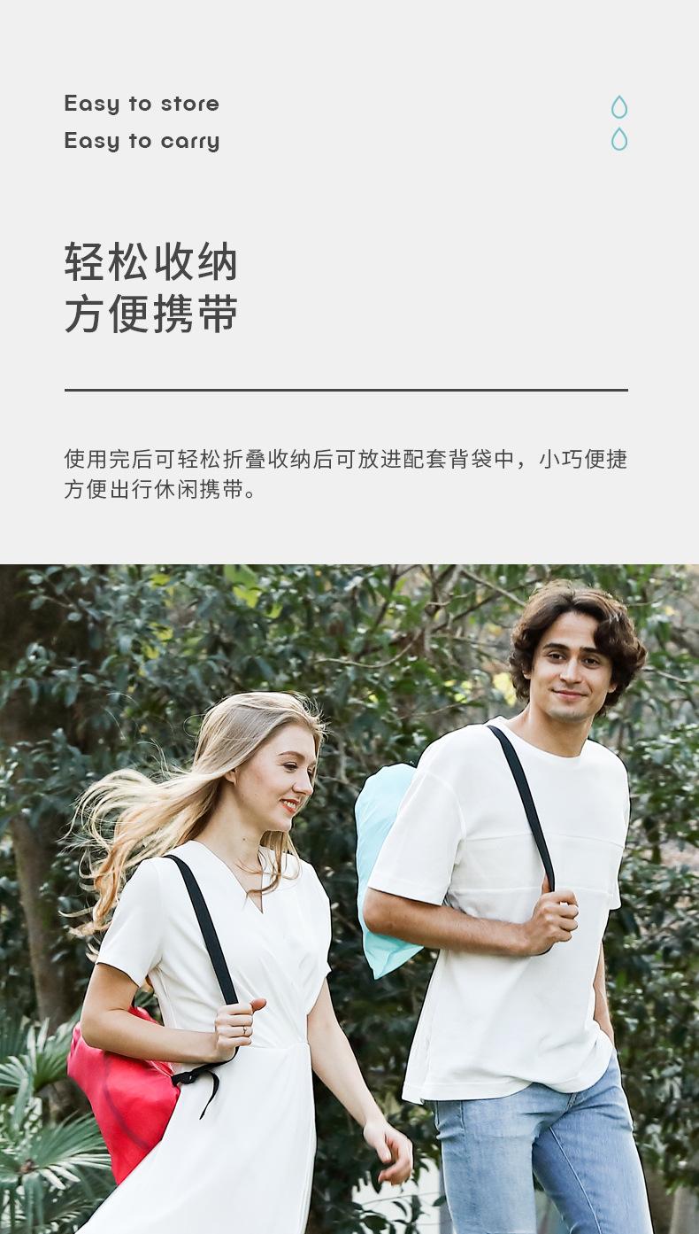 Product Introduction of Pillow Inflatable Sofa Spot Outdoor Portable Lazy Air Sofa Foldable Inflatable Bed Sleeping Bag 5